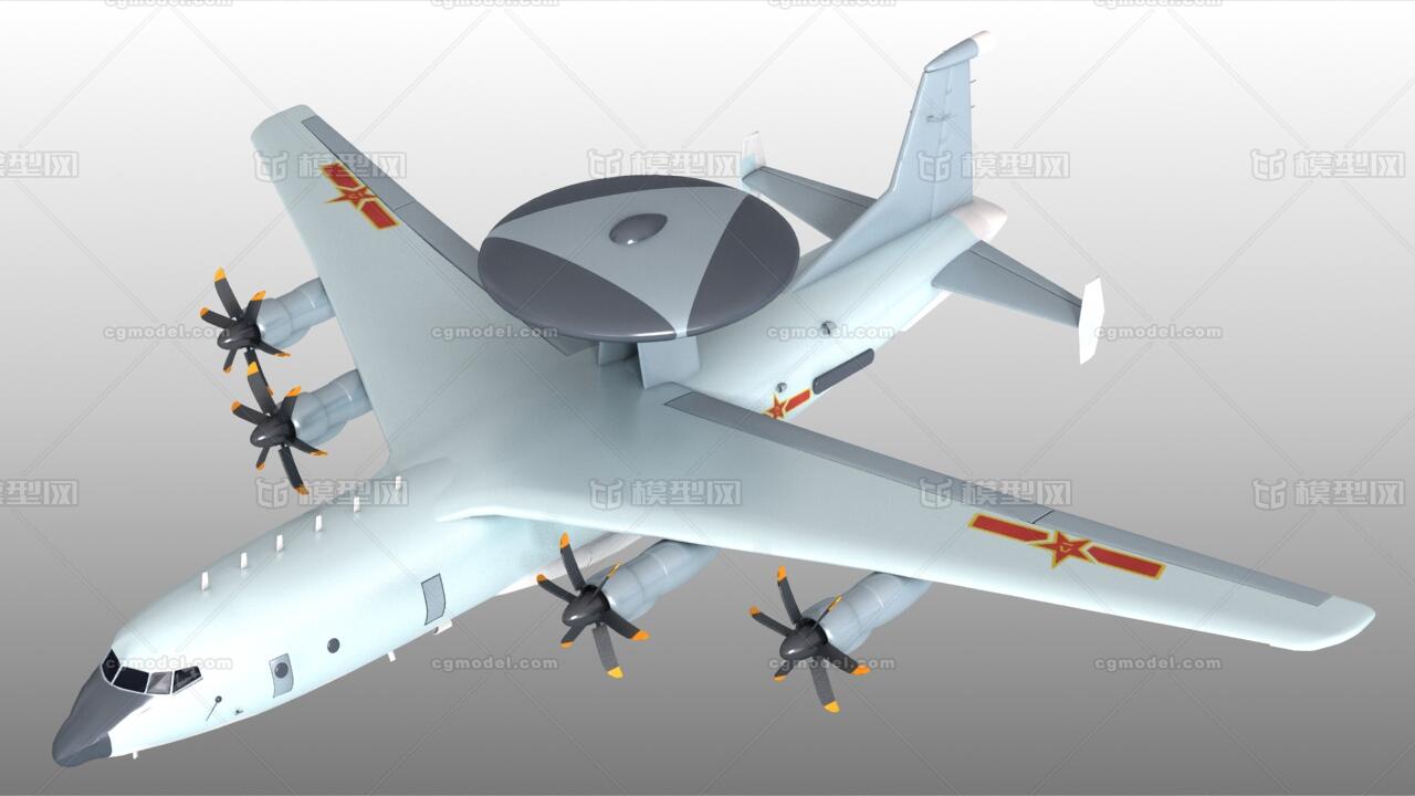 空警500,kj-500,kj500,预_yjgdyy作品_飞机/航空器军用飞机_cg模型网