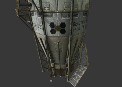 次世代 pbr 科幻 太空通讯站 太空补给站 飞船补给站 空间站 太空能源