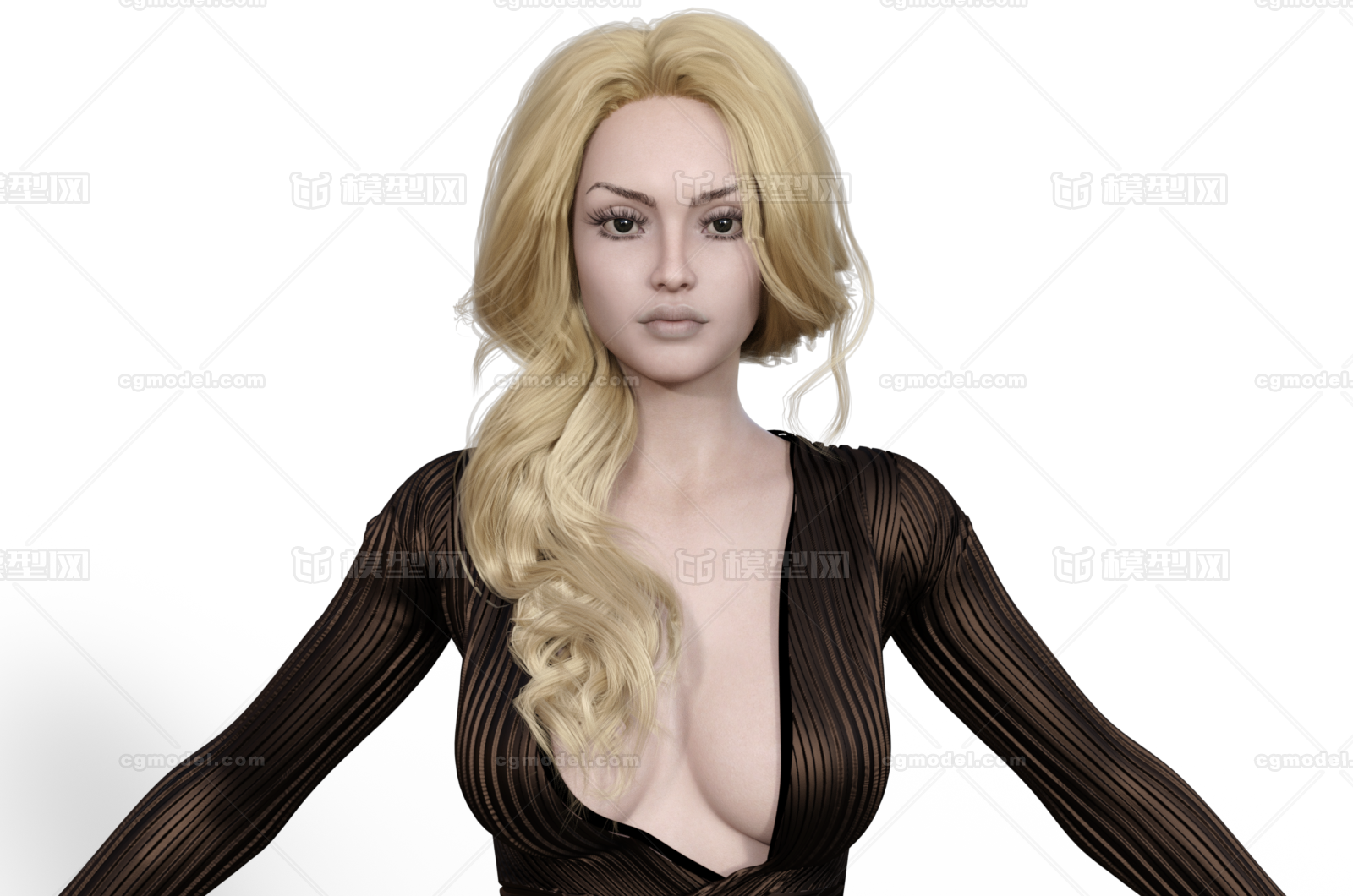 白人女性 欧洲大胸美女金发美女西方人短裙超短裙女助理写实人体 Cg模型网 Cgmodel 三维设计师交流互动平台 专注多品类3d模型下载 原创作品分享 软件学习