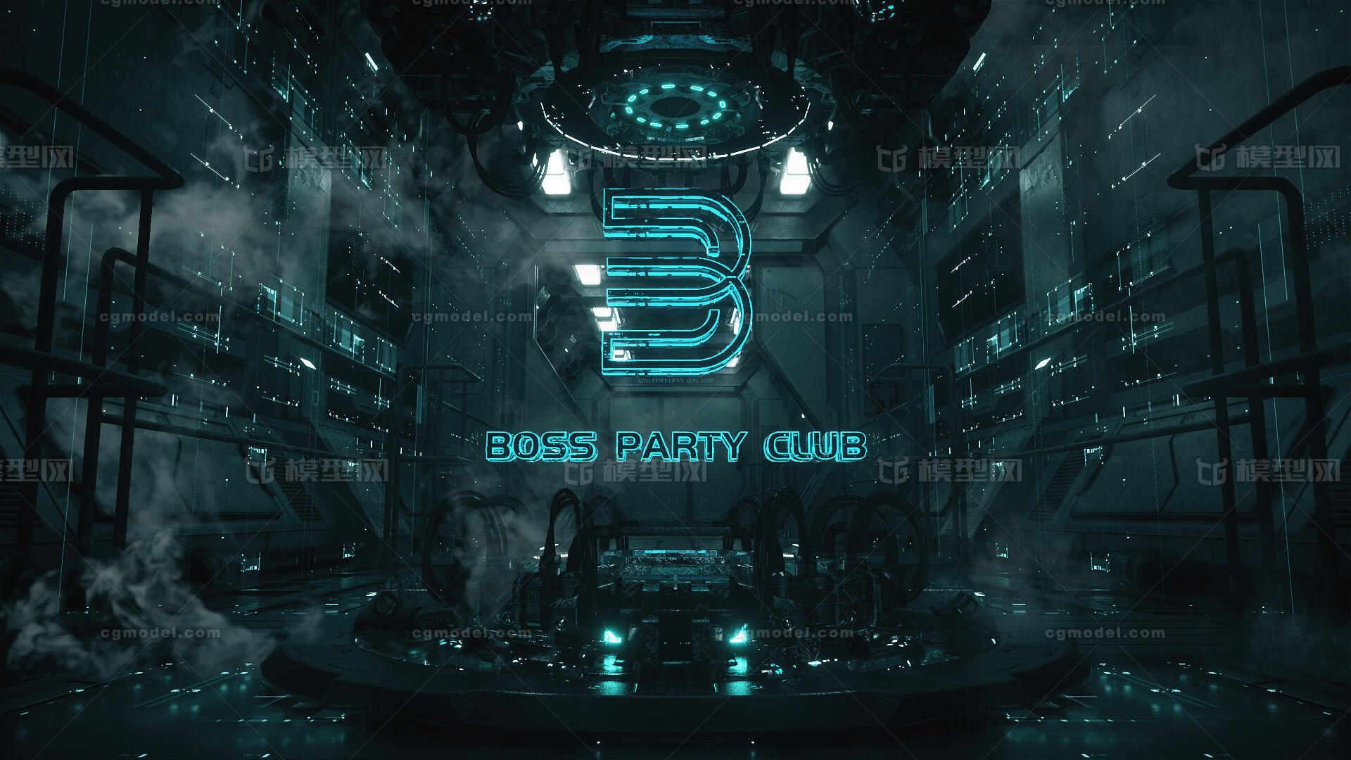 原创暗黑科幻logo场景 赛博朋克 科技感 未来科幻 机械风 蒸汽朋克