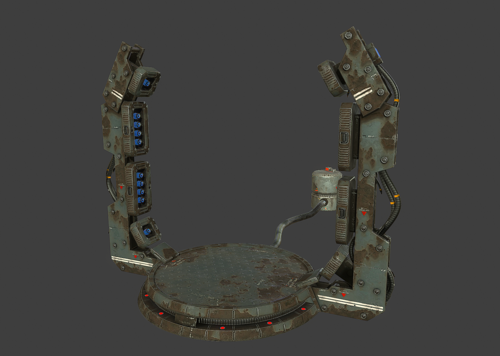 123 pbr次世代 科幻传送门 穿越 星际之门 时空传送机 星际传送门