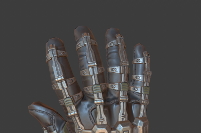 124 pbr次世代 科幻 手套 宇航服 宇航员 太空 机甲 战士 机器人 机械