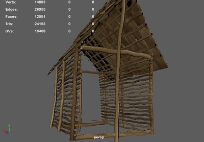 木棚 木屋 古代建築 農村建築 遮雨棚 遮陽棚 木架 木製建築 木屋 木