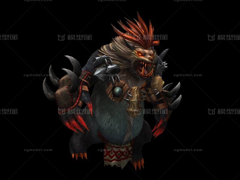 写实熊怪次世代熊妖嗜血青熊