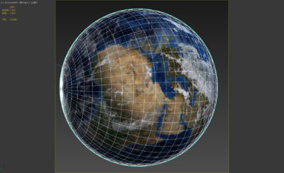 地球 星球 已经展好uv,带贴图 地球模型 max格式 fbx格式