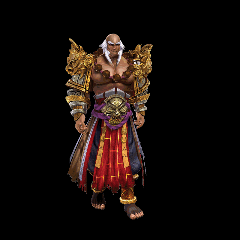 恶僧,和尚,布袋和尚,拳套,怪物带动作,主持,袈裟,法缘,boss,02