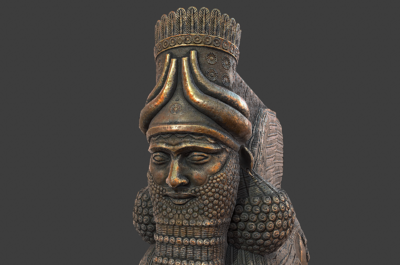 153 pbr次世代 拉玛苏 lamassu 巴比伦 神话 守护 守卫 寺庙 宫殿