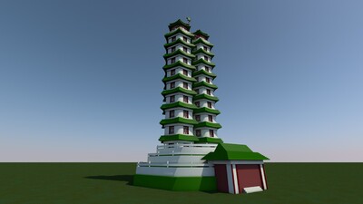 河南郑州二七纪念塔_1988leolee作品_建筑里程碑_cg模型网