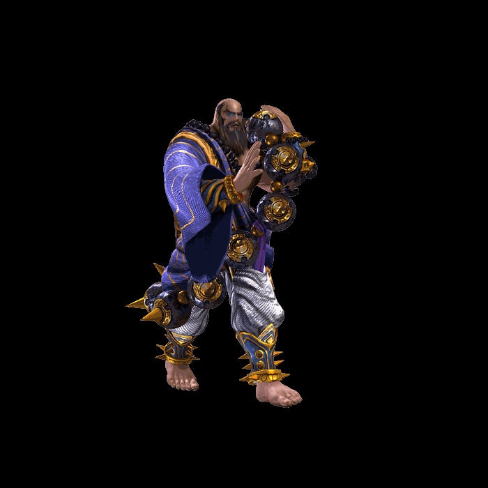 恶僧,和尚,布袋和尚,拳套,怪物带动作,主持,袈裟,法缘,boss,03