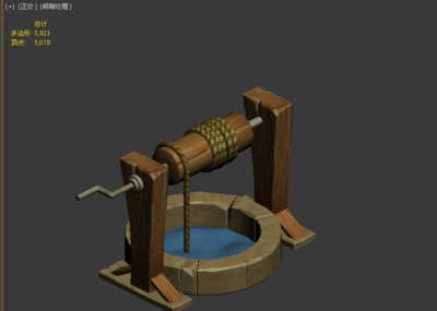 木水井,新手村水井,游戏_a6456013a作品_场景自然场景_cg模型网