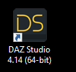 24点击桌面图标启动DAZ Studio.png