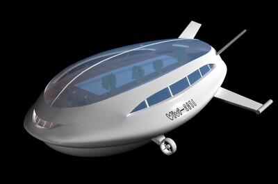 飞艇飞船未来飞行器