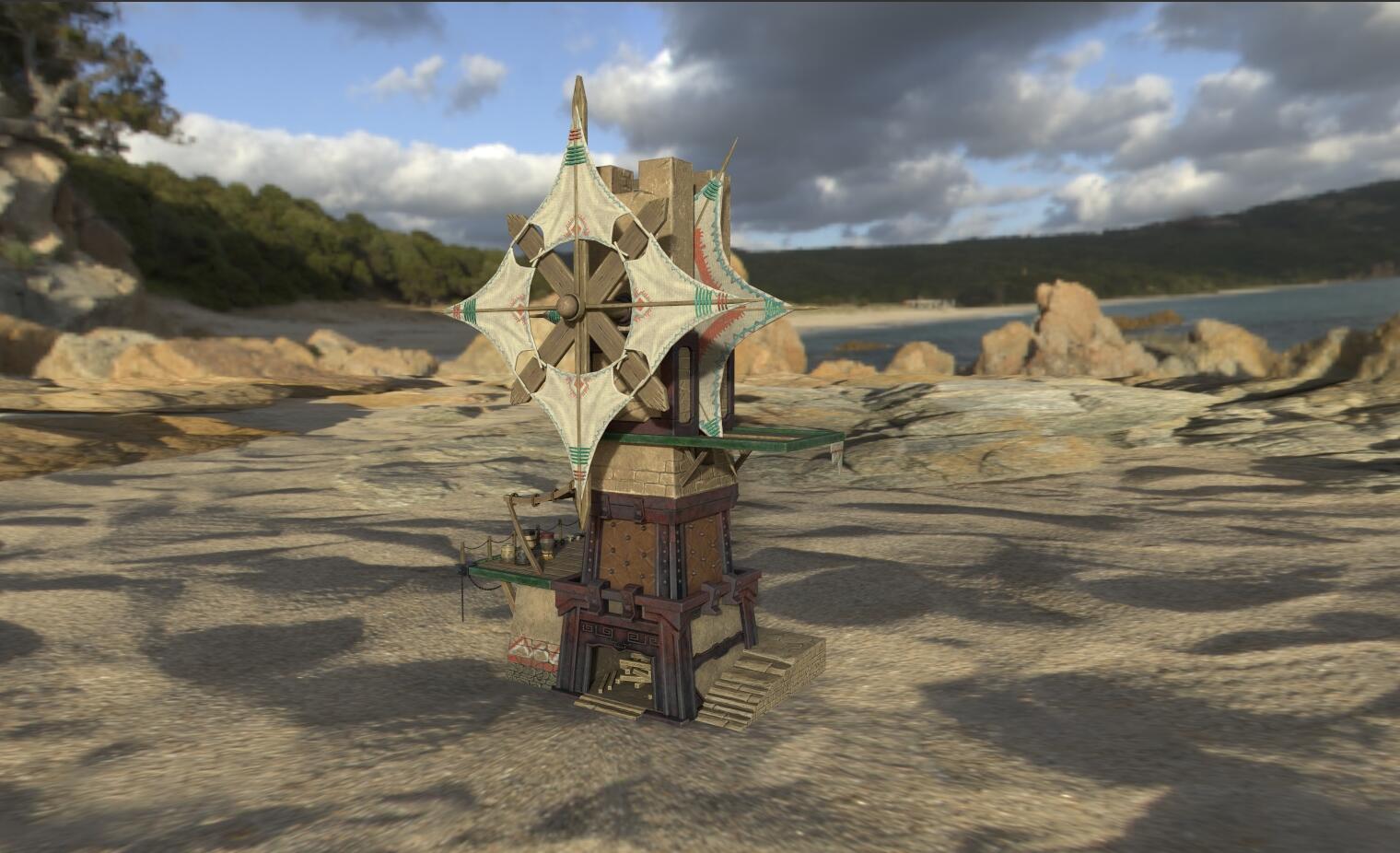 次时代场景烽火台