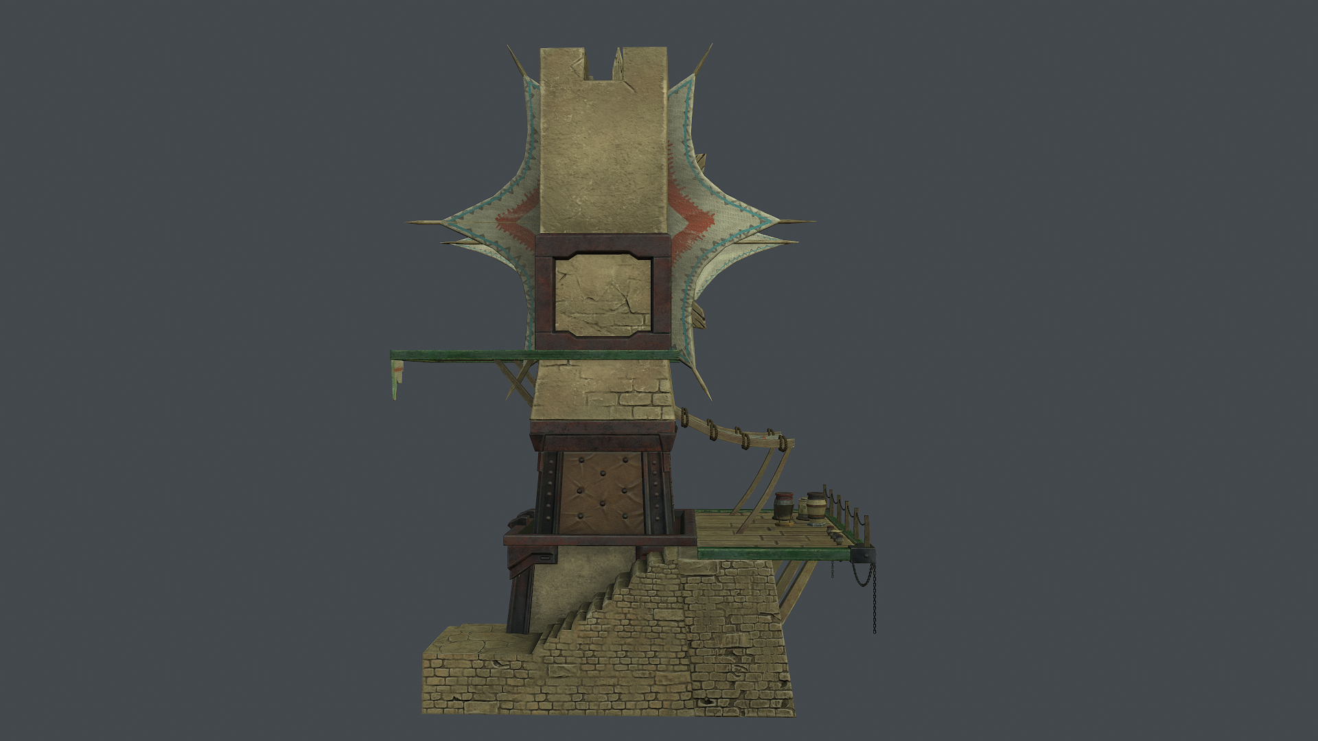 次时代场景烽火台