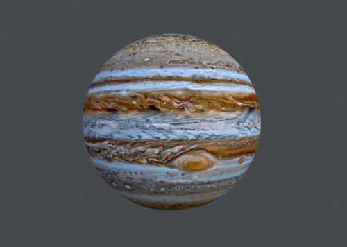 木星  星球 八大行星之一 质量引力*大的行星 内含obj fbx maya max