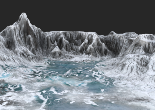 雪山 - 3D模型素材下载 - CG模型网