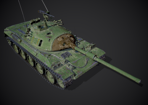 次世代pbr 日本74式坦克 主战坦克 中型坦克 日军 七四式 type 74 stb