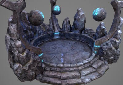 次世代 简模 祭坛 古代祭祀 魔法 巨石阵