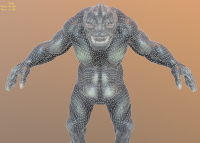 次时代 pbr 外星 异兽 怪兽 生物 大肌霸 异形 变异 战士 肌肉 嗜血