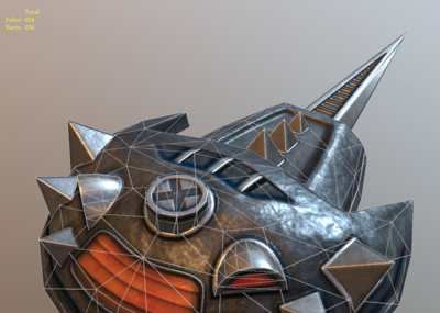 次时代 pbr 三叶虫 机械 钢铁爬虫 _xaa1108作品_动物机器动物_cg模型