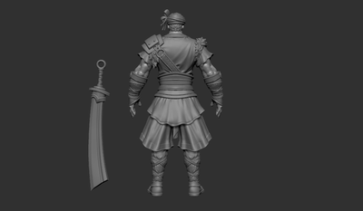 3d打印,黎族,彝族,苗疆,苗族,少数民族服饰,次时代模型,傣族,苗人武士