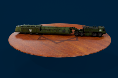 次世代写实美国代号"侏儒"mgm-134小型洲际弹道导弹模型