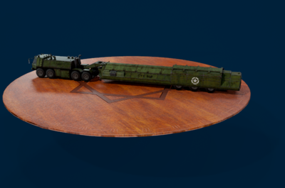 次世代写实美国代号"侏儒"mgm-134小型洲际弹道导弹模型