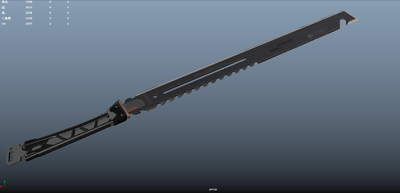 科幻酷炫风格的刀具 现代科技刀 科技感冷兵器 刀刃 刀剑 现代兵器