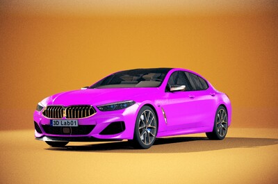 3DLab出品！b马-8-series-gran-coupe模型-轿车模型库-3ds Max(.max)模型下载-cg模型网