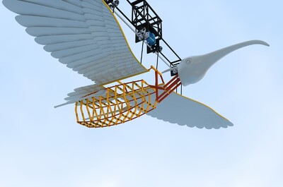 机械鸟,大鸟,翅膀,羽毛,飞翔,飞行的翅膀,鸟,鸟喙,机械装置