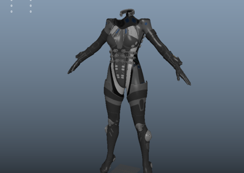 服装 科幻服装 _horizon007作品_生活用具穿戴服饰_cg模型网