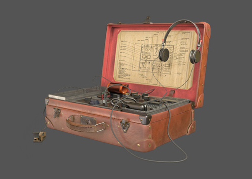 次时代写实地下革命党电报机模型