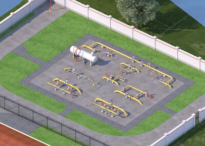 加气站,调压站.