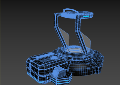 vr设备 虚拟现实 科幻设备 _shhy作品_机械/器械电机部件_cg模型网