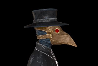 瘟疫医生 哥特式医生  鼠疫医生 中世纪医生   防疫面罩 鸟嘴面罩