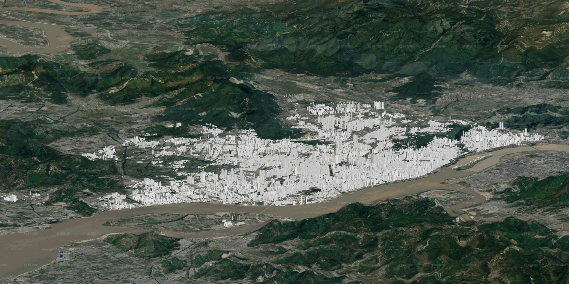 温州三维实景地图2020图片