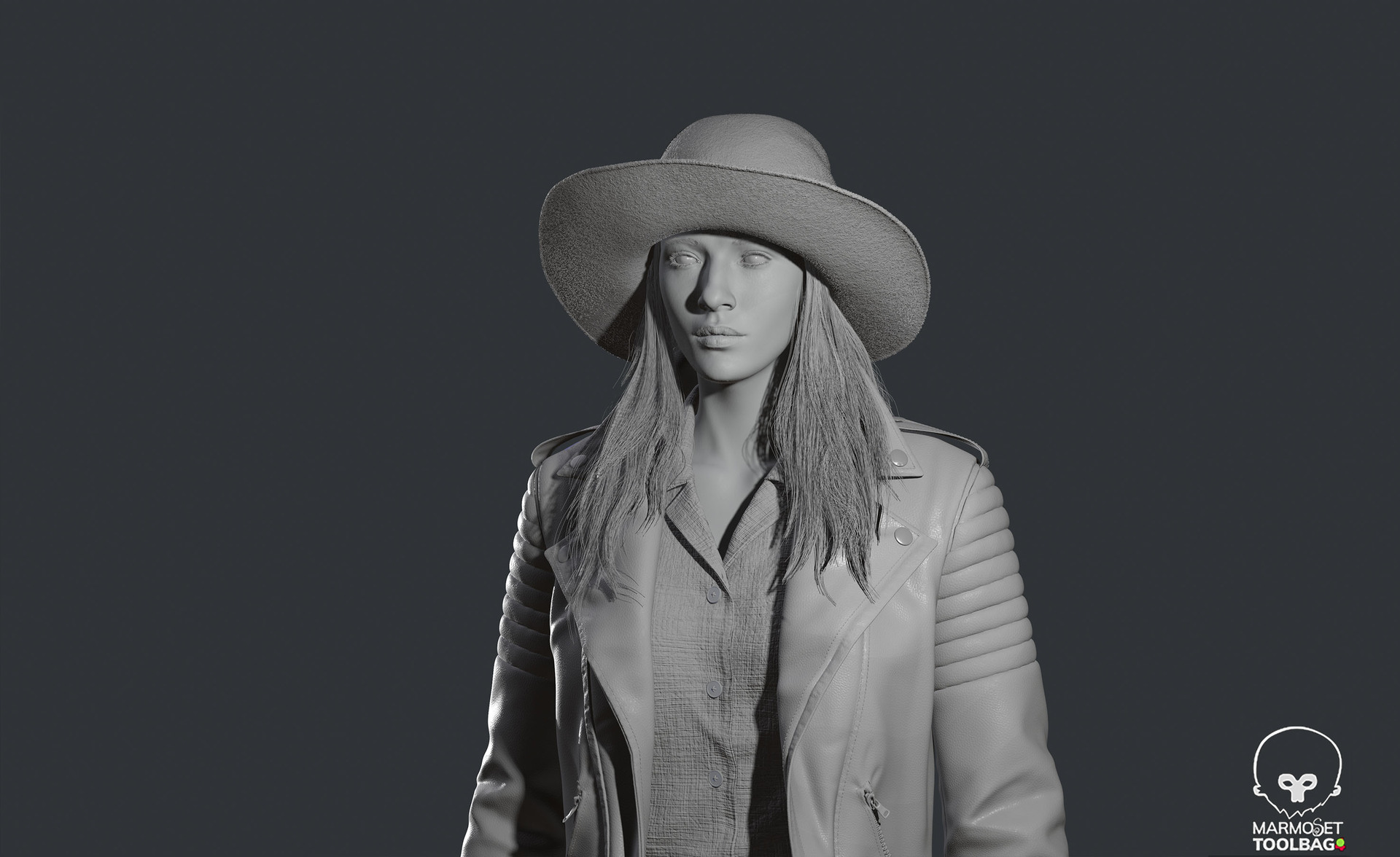 女牛仔_落幕?作品_角色/人物/生物_cg模型网