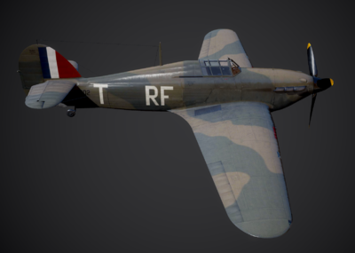 英国 飓风式战斗机 hurricane 霍克飓风 单座单发单翼活塞式战斗机