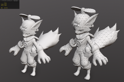 手绘卡通q版小狐狸 狐狸精 人形狐狸 狐狸小哥