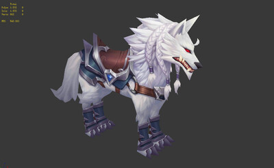 白狼 狼王 坐骑 节日活动 万能 通用 写实类