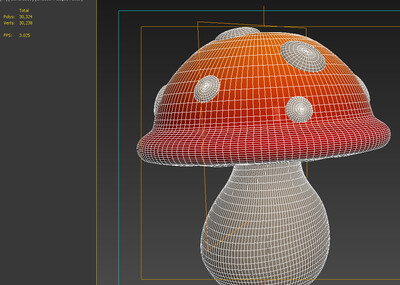 卡通蘑菇 蘑菇屋模型-场景部件模型库-3ds Max(.max)模型下载-cg模型网