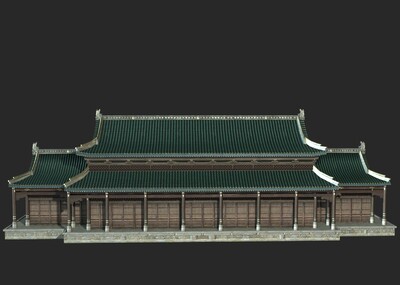 PBR 古代建筑模型-古代场景模型库-3ds Max(.max)模型下载-cg模型网