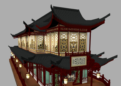 楼船 西湖楼船 西湖客栈 湖上酒楼 餐厅 江上餐厅 西湖餐厅 船上饭店