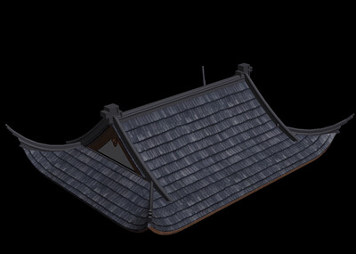 屋顶 屋顶模型 建筑 建筑模型 中式建筑模型 屋顶 古建屋顶