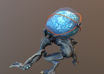 次时代 pbr 外星 智脑 核心 智将 异形 et 虫族 怪物 变异