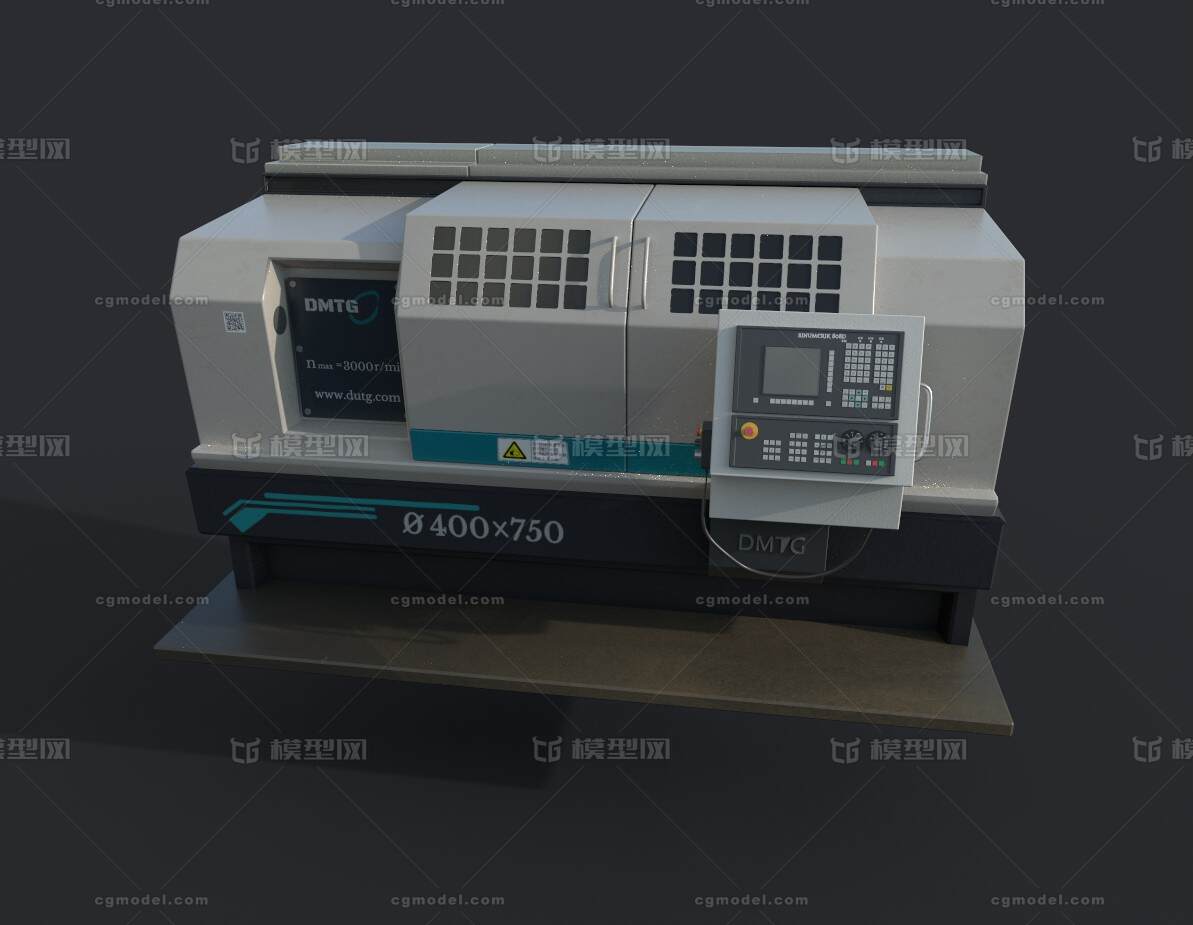 机床 数控机床模型-工业设备模型库-Maya(.ma/.mb)模型下载-cg模型网