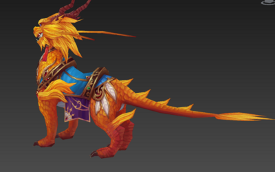 麒麟坐骑 火麒麟