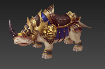 犀牛坐骑 白犀牛