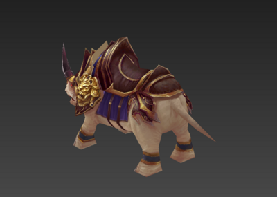 犀牛坐骑 白犀牛