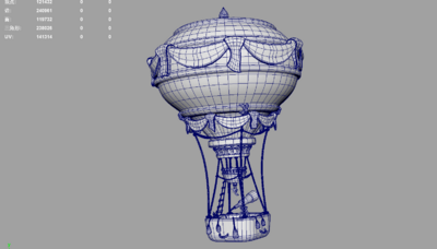 热气球(免费模型带动画材质)